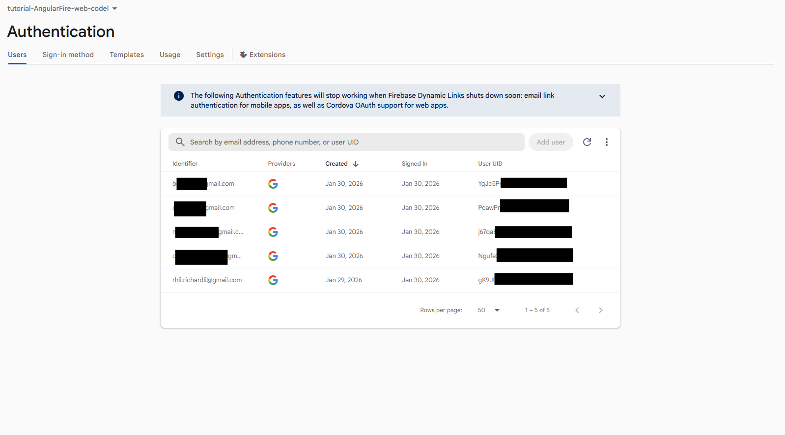 Backend authentication